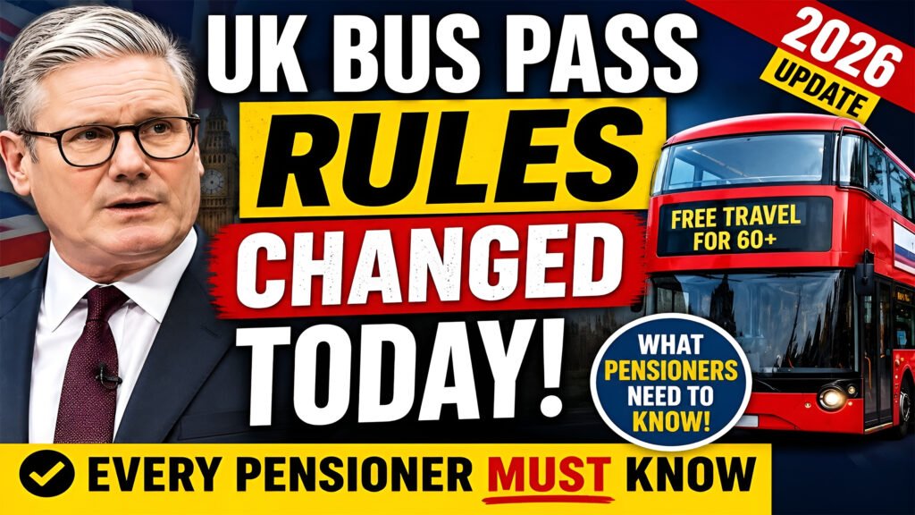 UK Bus Pass Rules Changed TODAY
