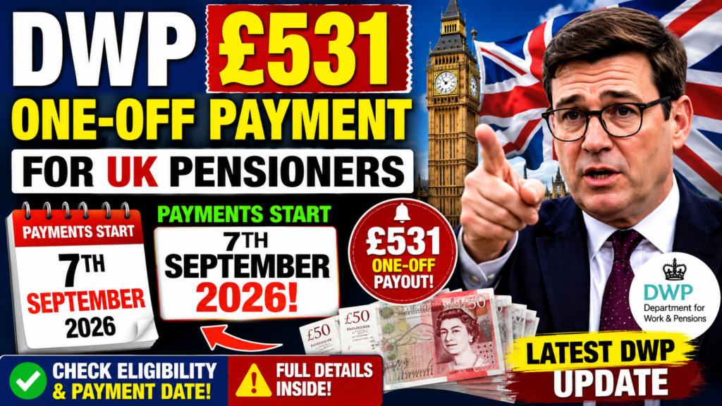 DWP £531 One-Off Payment