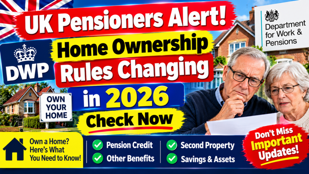 DWP home ownership rules 2026