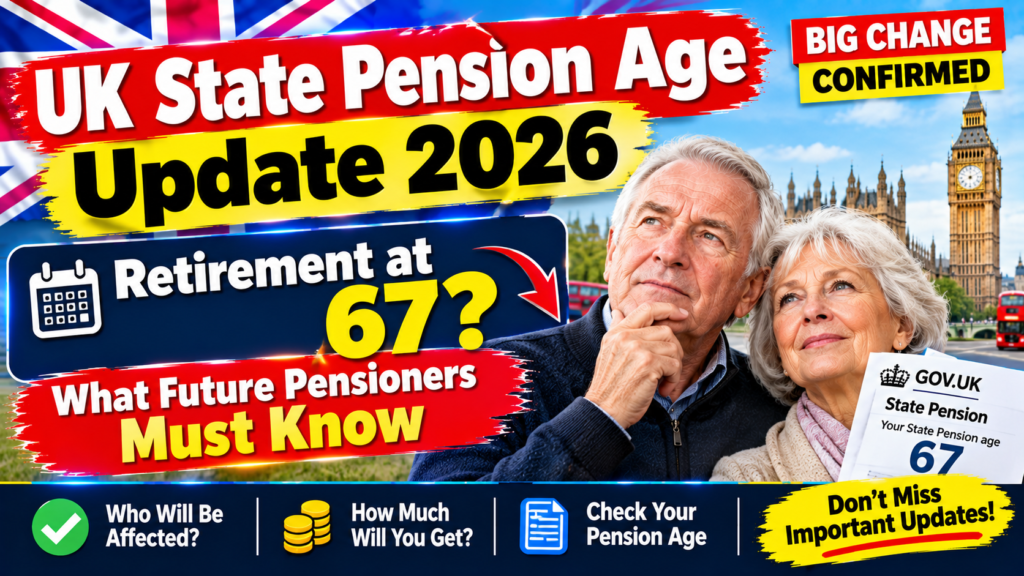 UK State Pension age 2026
